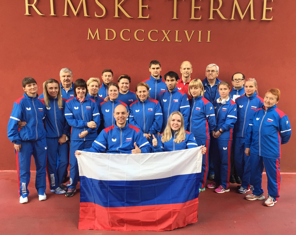 Настольный теннис паралимпийская сборная Росии 2018 Butterfly